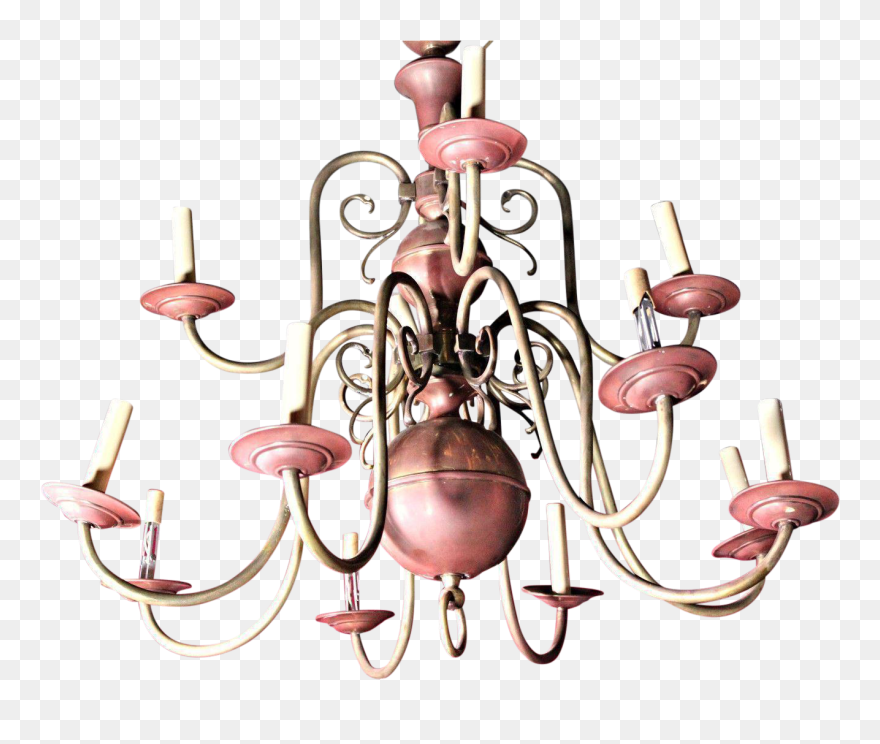 Pink Chandelier Png Clipart