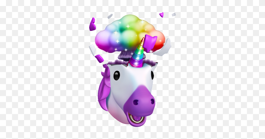 Unicorn Mind Blown Emoji Clipart