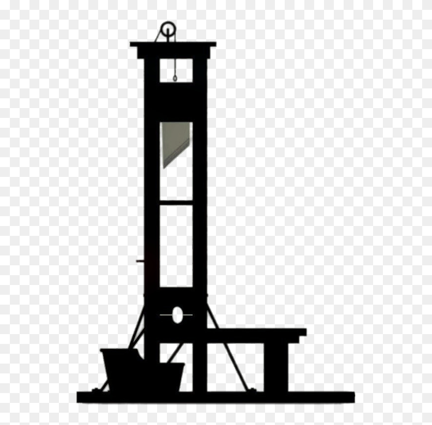 Guillotine Black And White Clipart