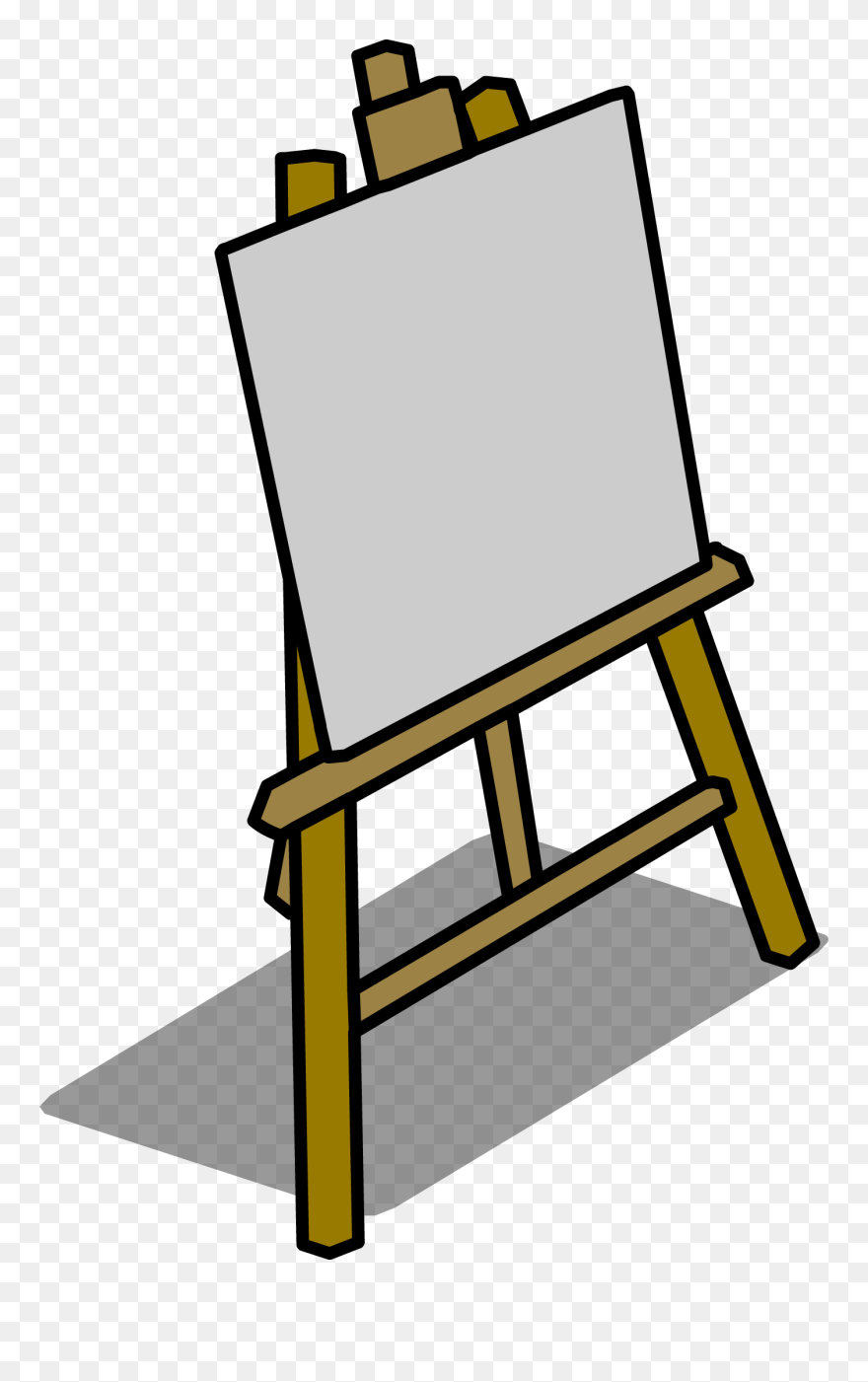 Transparent Painting Easel Clipart - Easel Clipart - Png Download
