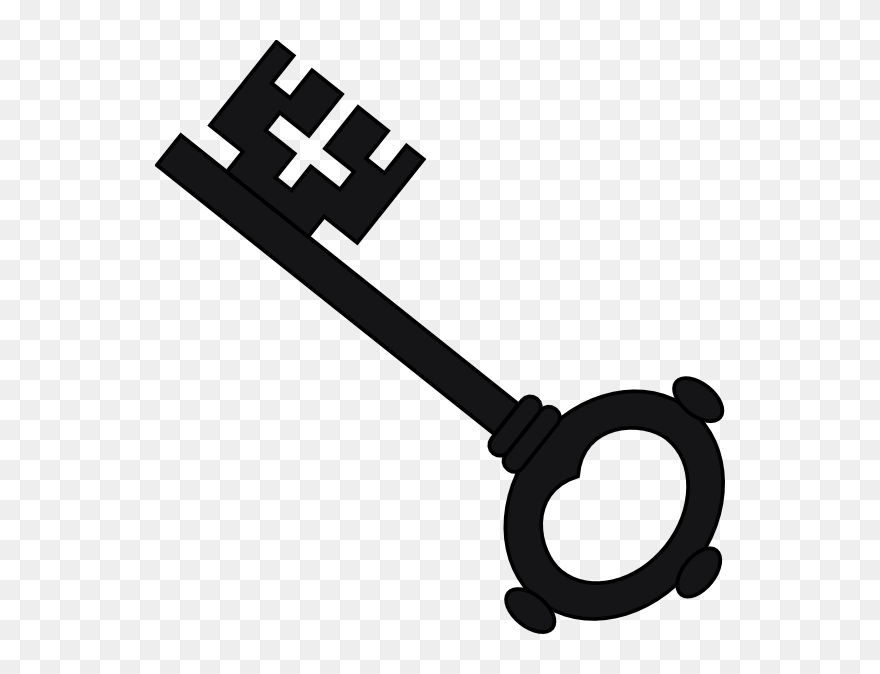 House Key Black And White Clipart Image Royalty Free - Key Clipart Free - Png Download