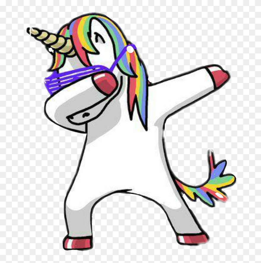 Unicorn Dab - Unicorn Dab Transparent Clipart