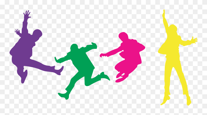 The Beatles Box Set Abbey Road Help Silhouette - Beatles Jumping Silhouette Png Clipart