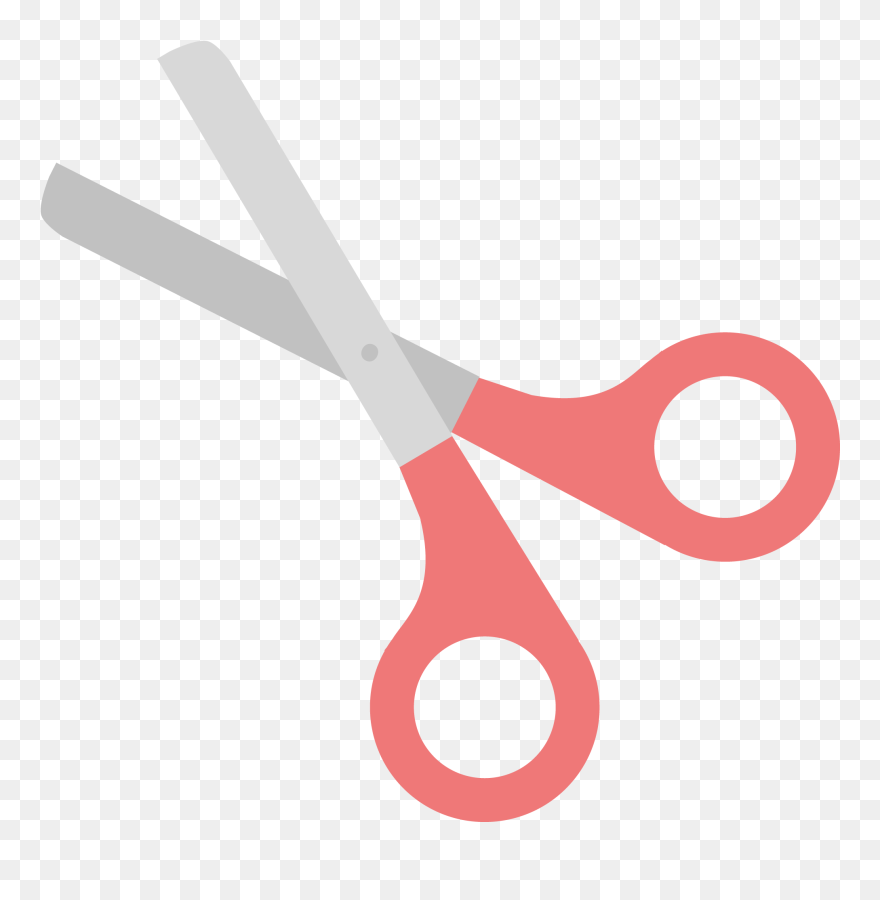 Transparent Scissors And Comb Png - Transparent Cartoon Scissors Png Clipart