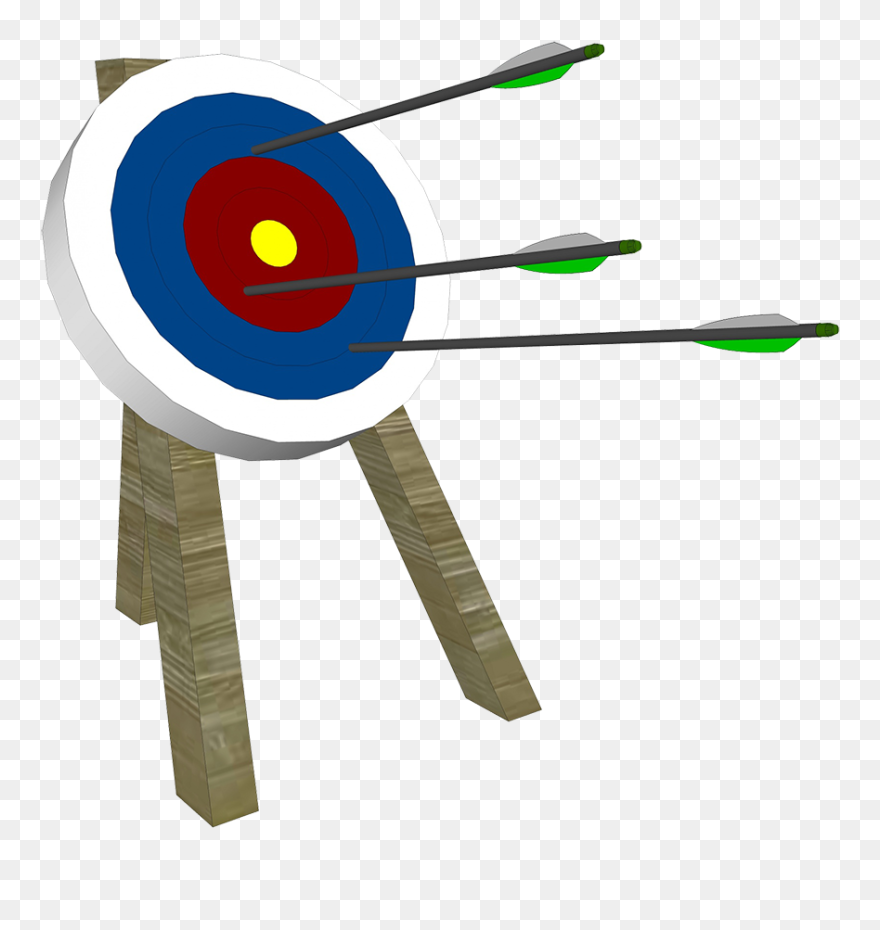 Different Kinds Of Sports - Bow Target Transparent Clipart