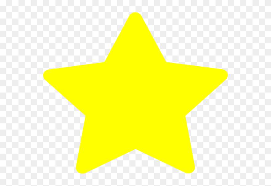 Big Star Clipart Large Yellow Star Clip Art At Clkercom - Printable Yellow Star Template - Png Download