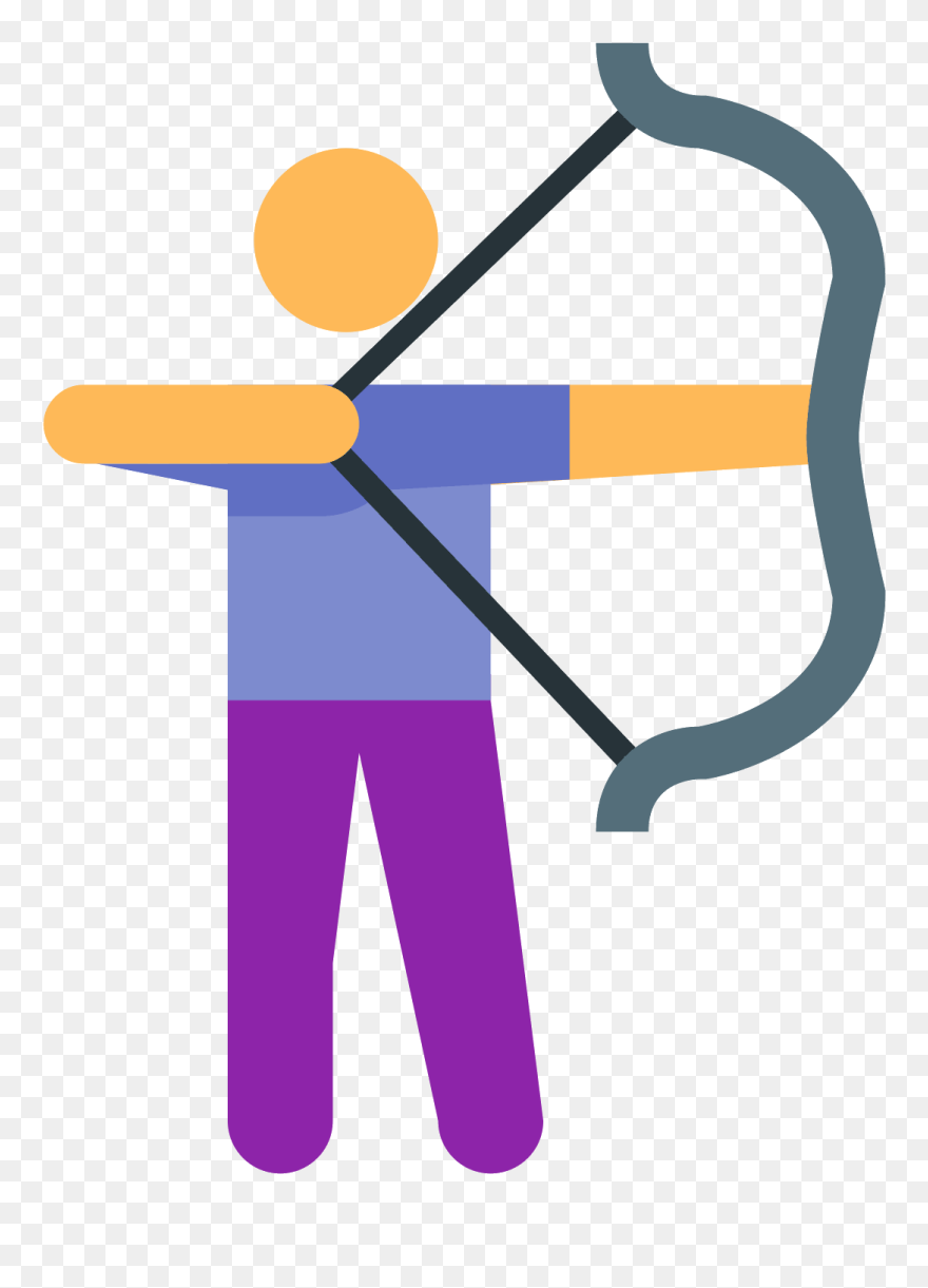 Archery Icons Clipart
