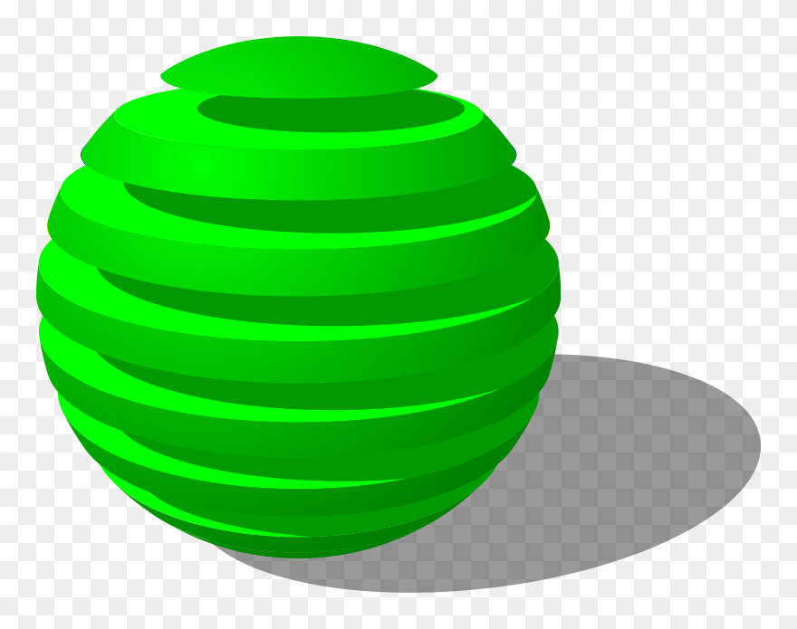 Sliced Ball - Sliced Sphere Clipart