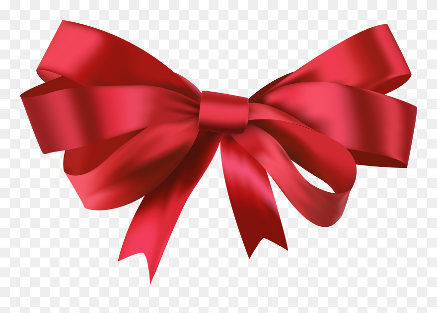 Red Bow Images Clipart - Red Bow Png Transparent Png