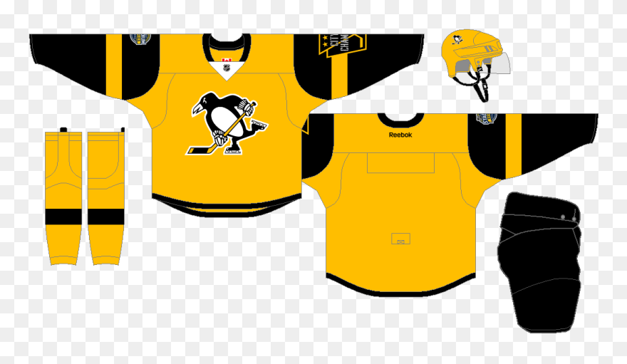 Jersey Clipart Pittsburgh Steelers - Pittsburgh Penguins Jersey Database - Png Download