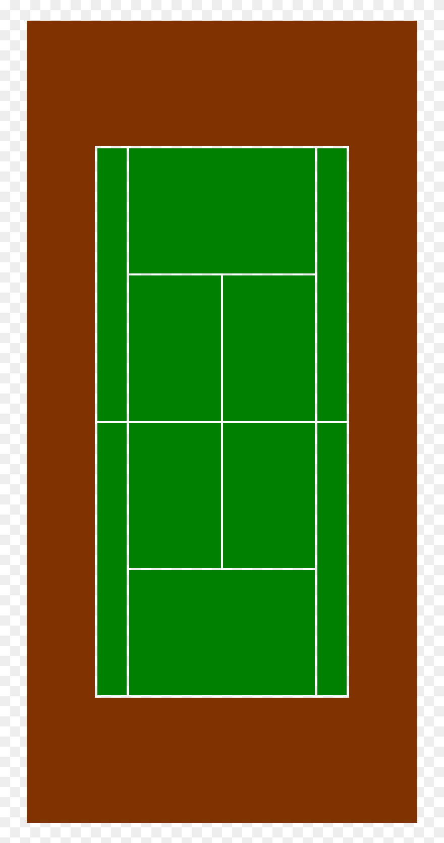 Tennis Court Free Clip Art - Png Download