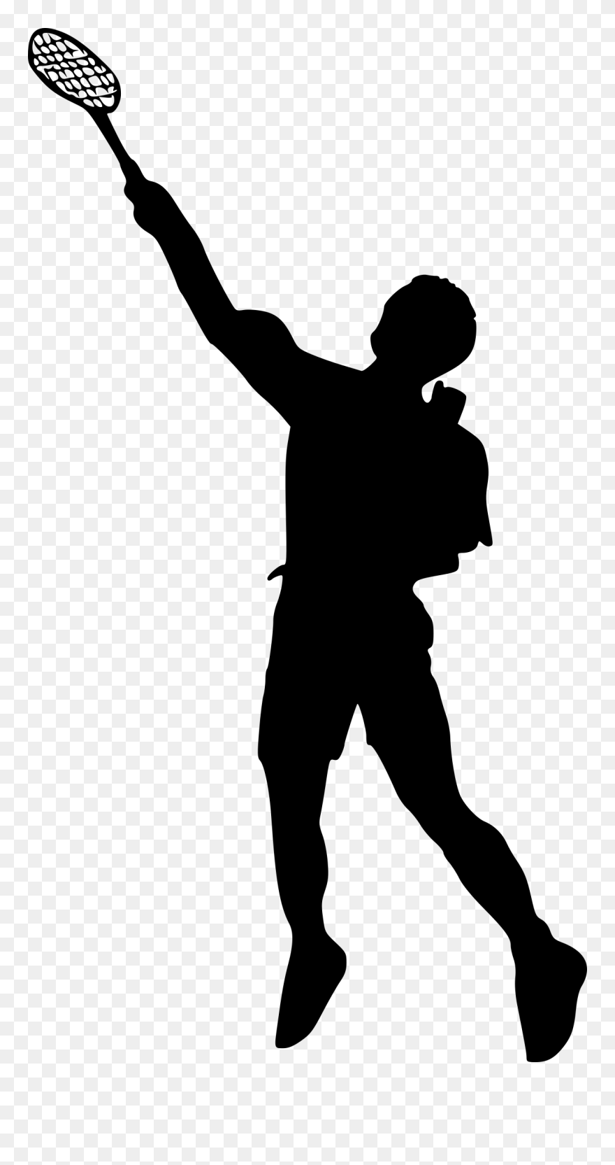 8 Badminton Silhouette - Transparent Sports Silhouette Png Clipart