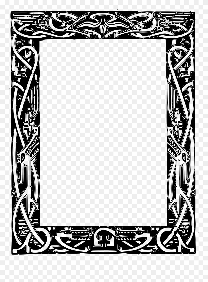 19 Celtic Borders Graphic Library Huge Freebie Download - Celtic Border Design Clipart