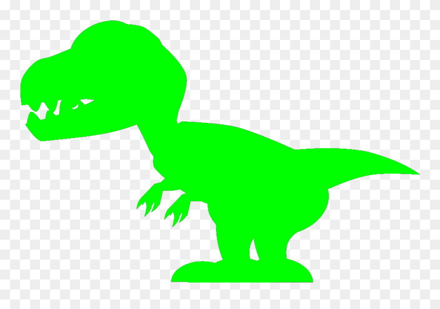 Black And White Trex Dinosaur Clipart - Png Download
