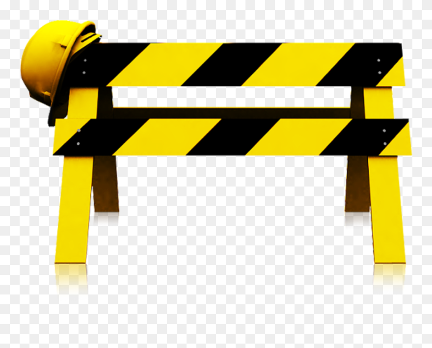 Construction Barrier Clipart - Png Download