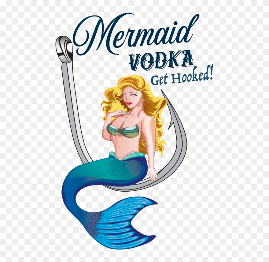 Mermaid Vodka Logo Clipart