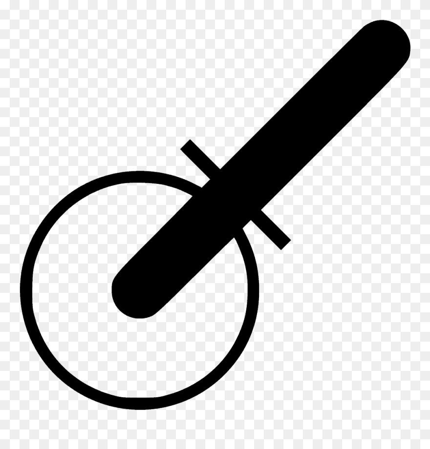 Pizza Tools - Icon Pizza Cutter Clipart
