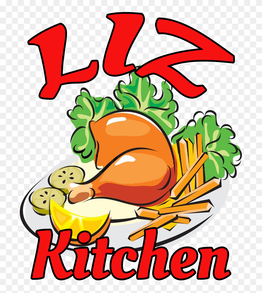 Dinner Plate With Food Clipart - Png Download