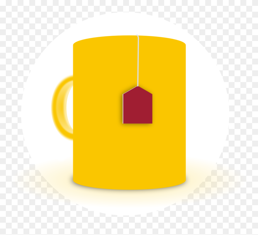 Mug Of Tea Svg Vector File, Vector Clip Art Svg File - Circle - Png Download