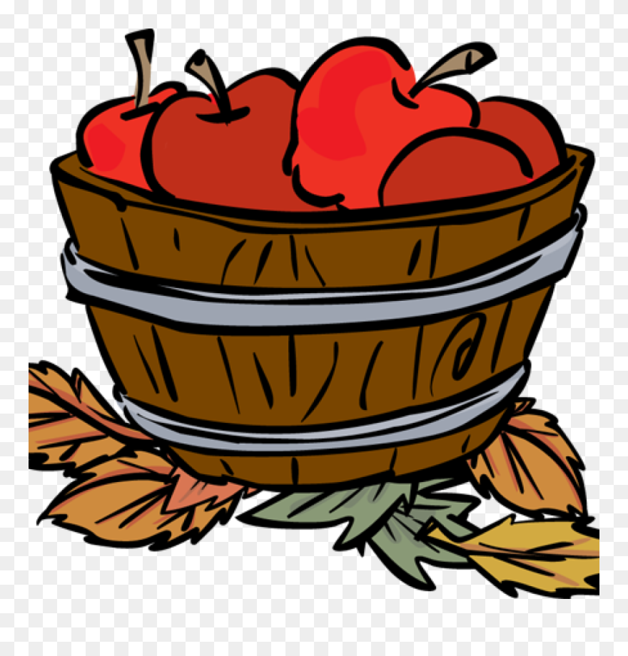 Apples In Basket Clipart Png - Apple Picker Clip Art Transparent Png