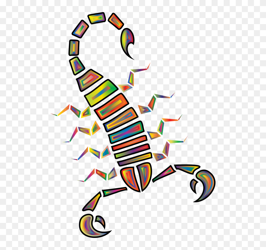 Artwork,line,scorpion - Papel De Parede Escorpião Clipart