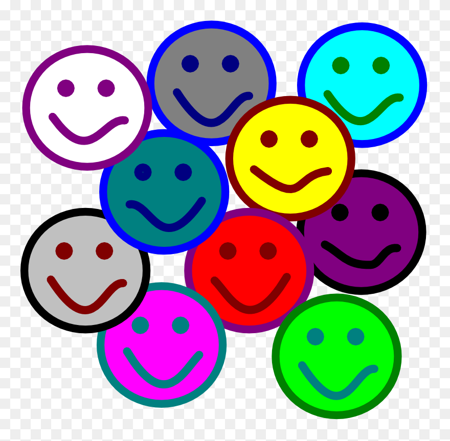 Group Of People Working Together Clipart Money Image - Group Smiley Faces Clip Art - Png Download