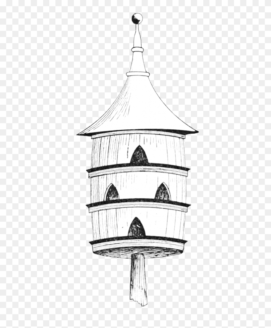 Birdhouse Drawing Clipart