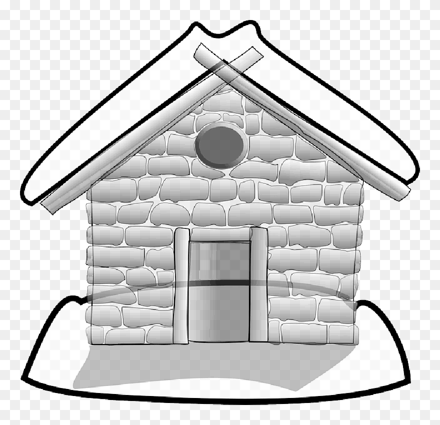 Clip Art Vector Graphics Portable Network Graphics - Stone House Clipart - Png Download