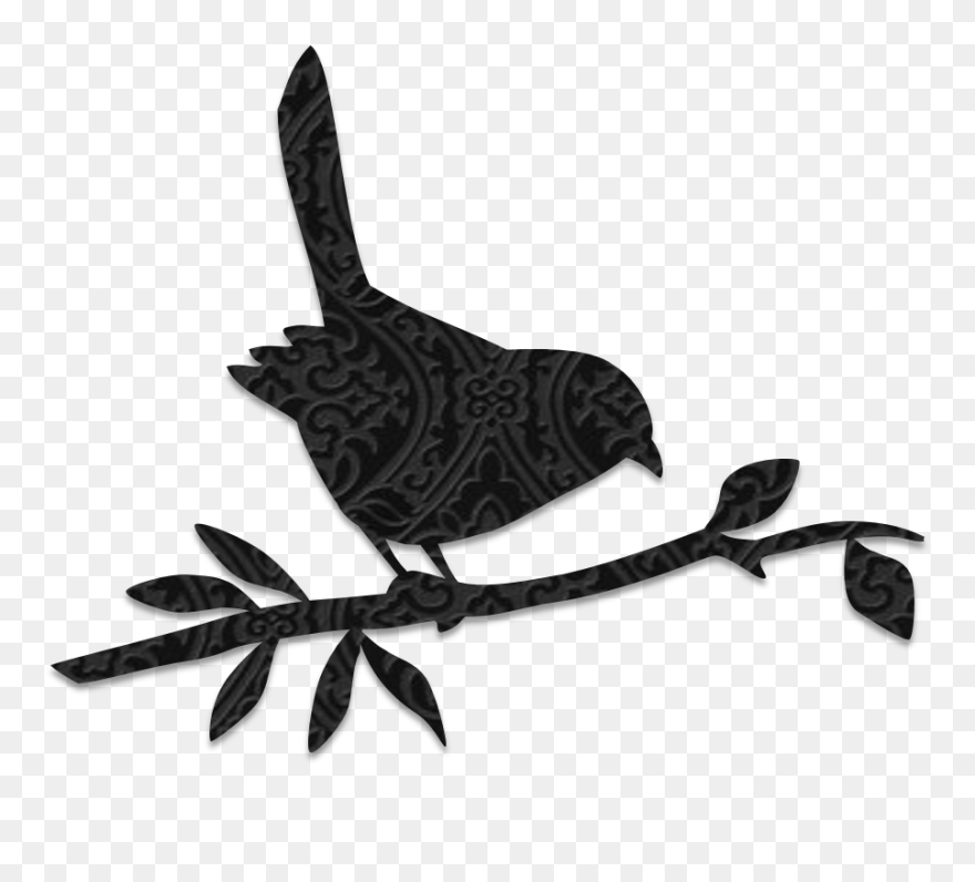 Baby Bird Black And White Png Clipart