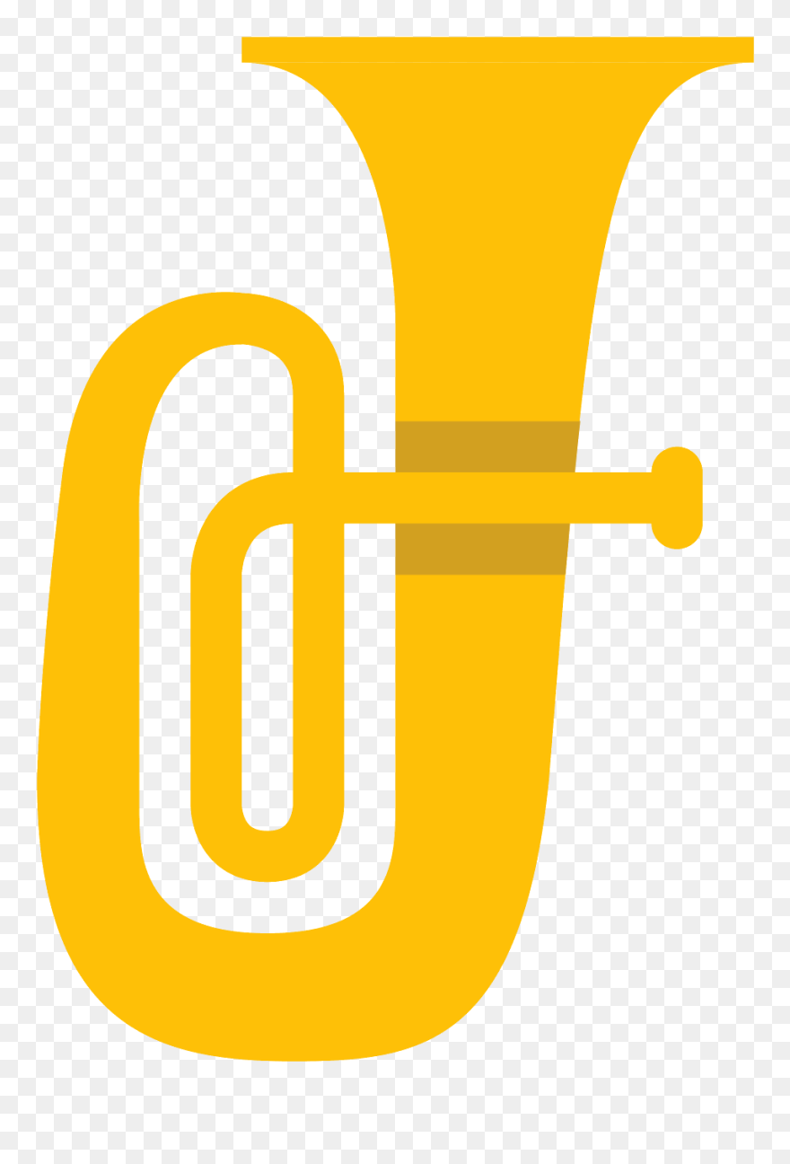 Tuba Silhouette Sousaphone Trumpet - Tuba Clipart