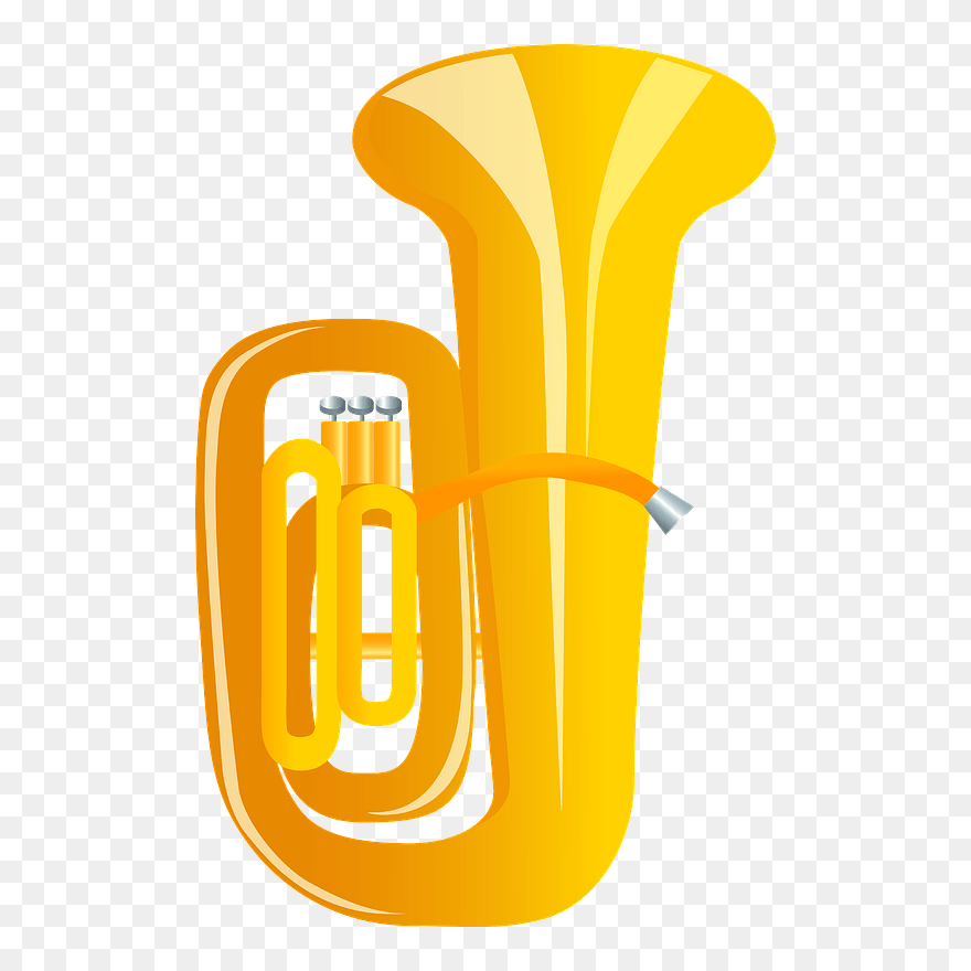 Tuba Musical Instrument Clipart - Png Download