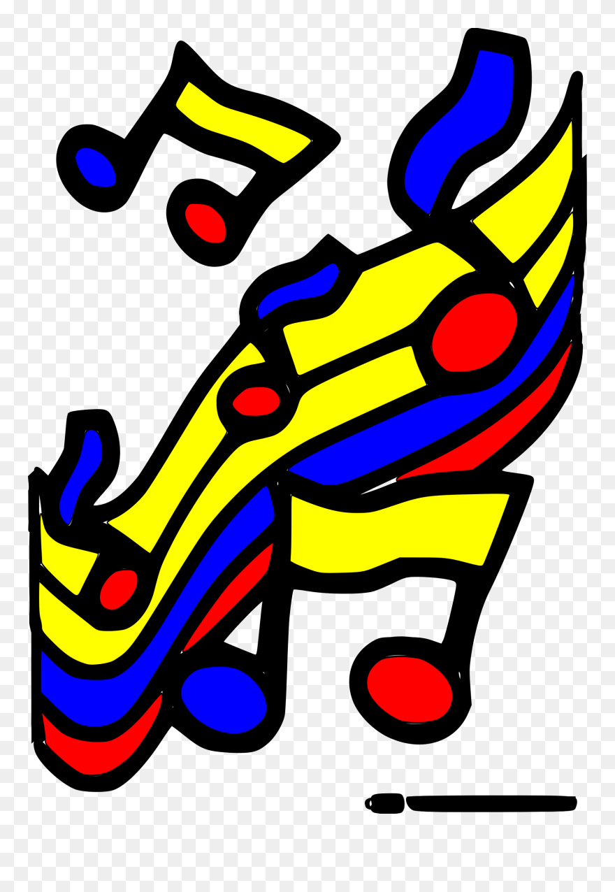 Musica Png , Png Download - Music Note Pop Art Clipart