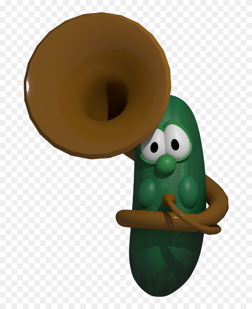 Veggietales Png Image Transparent Background - Veggie Tales Larry Tuba Clipart