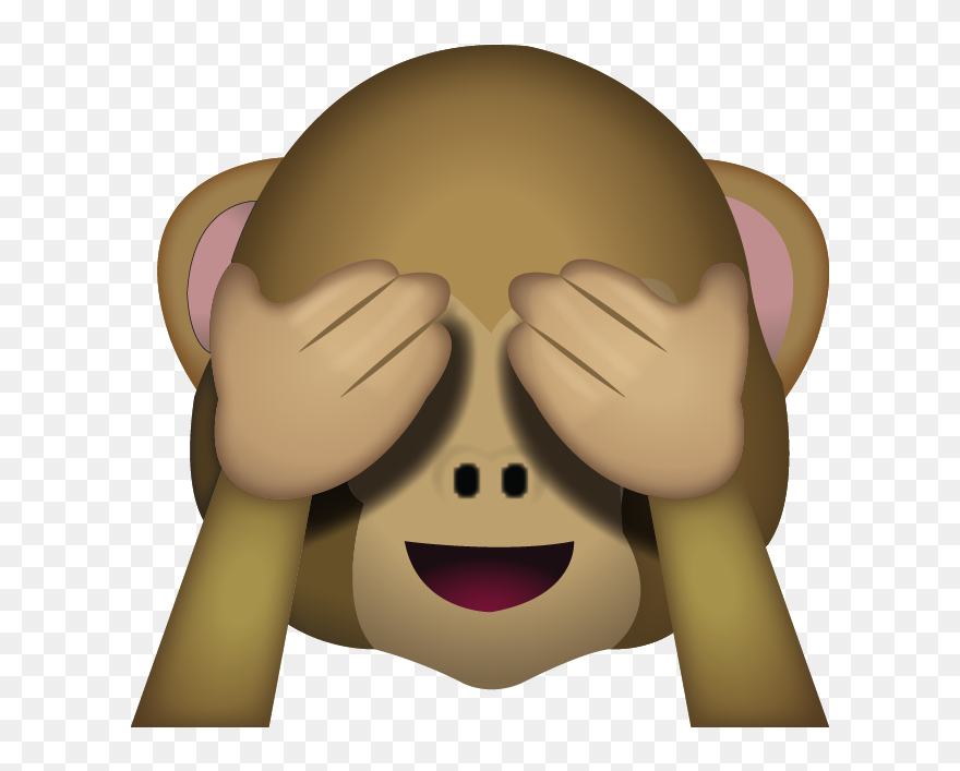 Image Result For See No Evil Monkey Emoji - Monkey Don T See Clipart