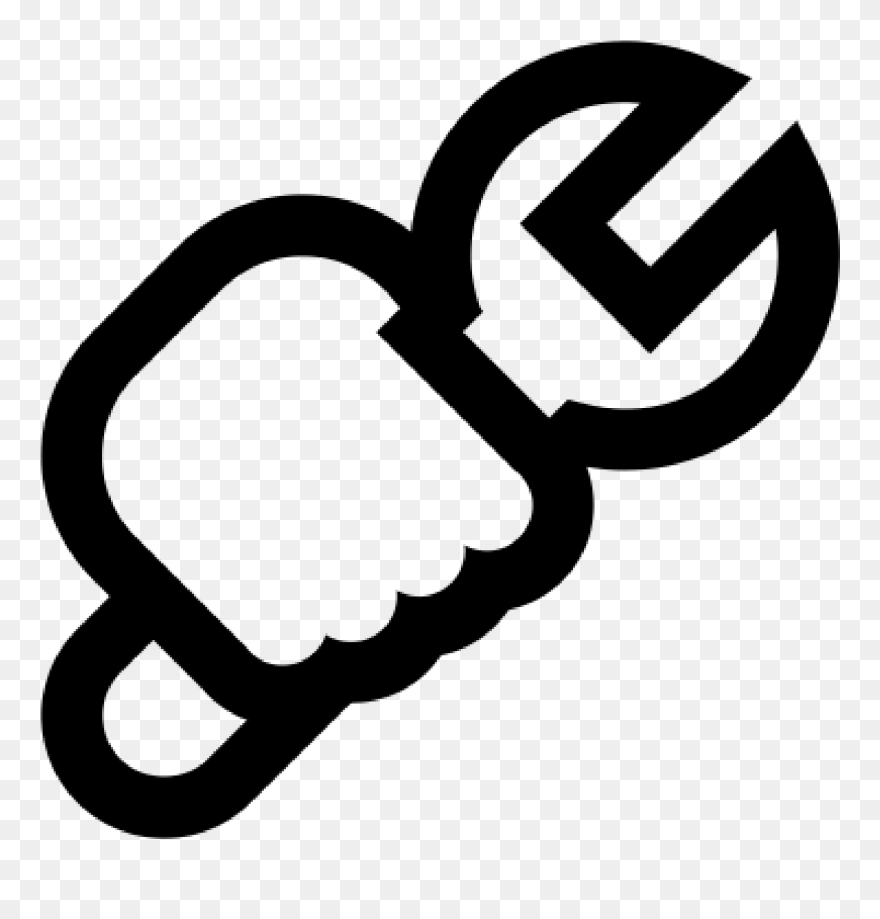 Tool In Hand Icon Clipart