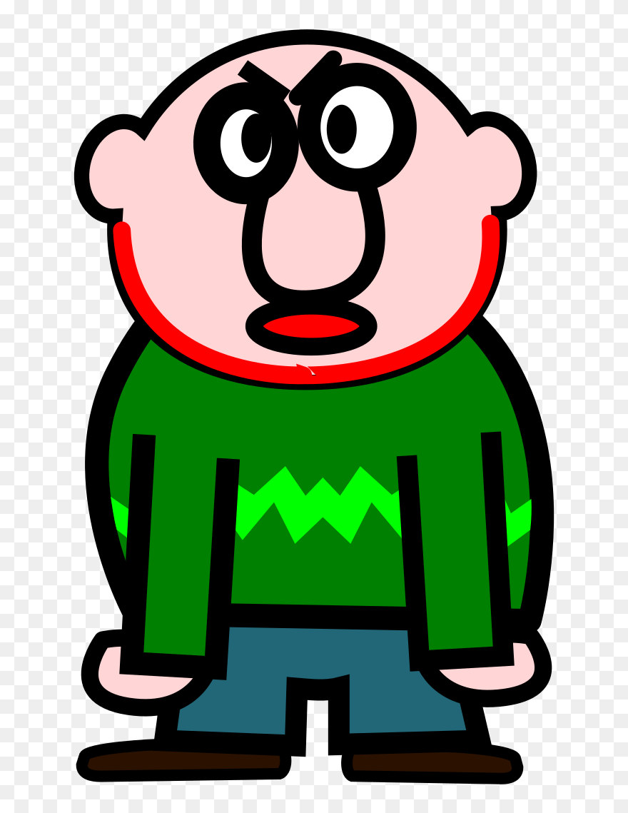 Bald Man Cartoon Gif Clipart