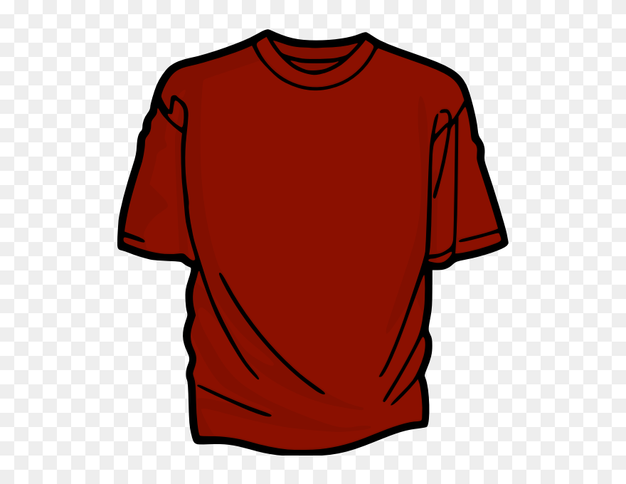 Red T-shirt Vector Graphics - T Shirt Clipart Red - Png Download