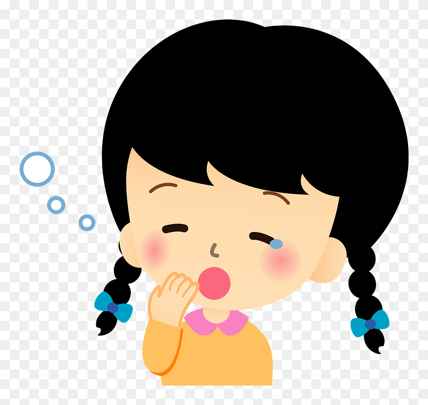 Child Girl Yawn Clipart - Beg Clipart - Png Download