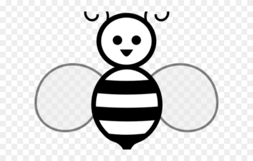 Spelling Bee Clipart Black And White - Png Download