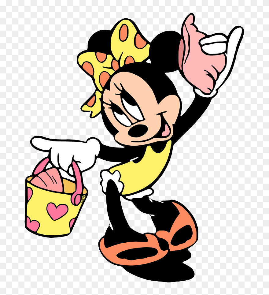 Transparent Mickey Mouse 1st Birthday Png - Minnie Mouse At The Beach Clipart