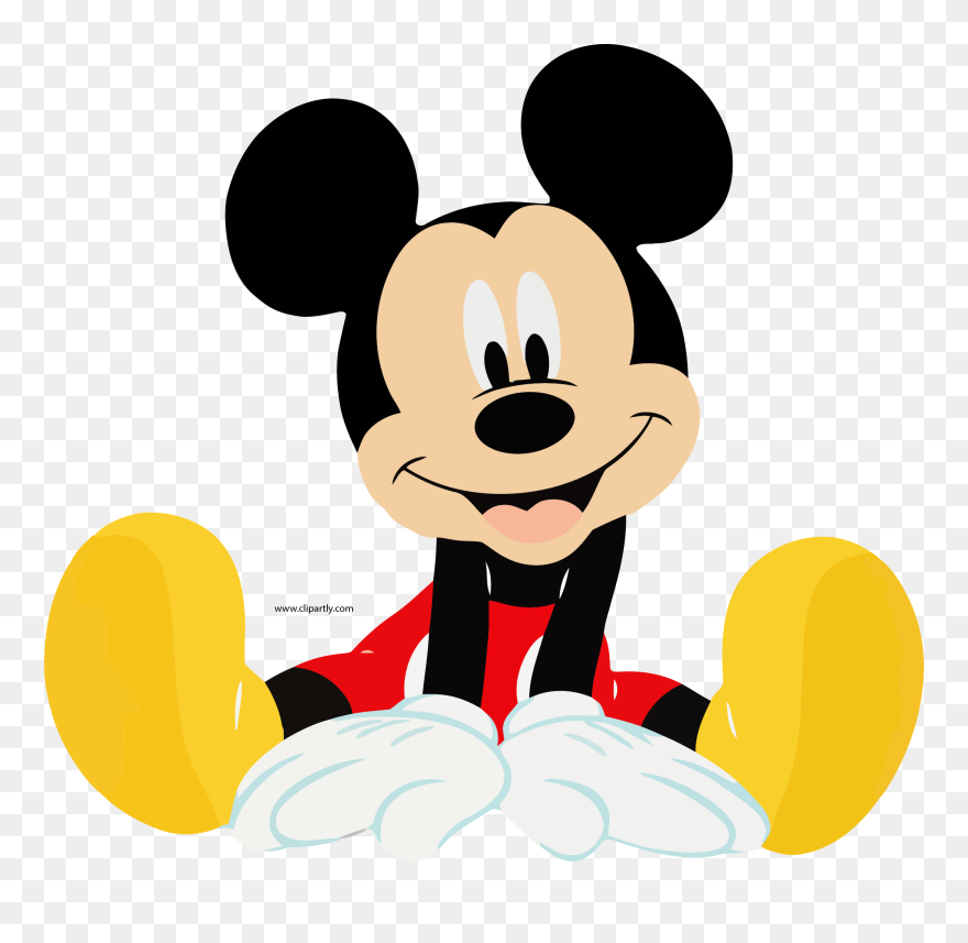 Disney Baby Mickey Mouse Shaped Clipart Png - Mickey Mouse Transparent Png