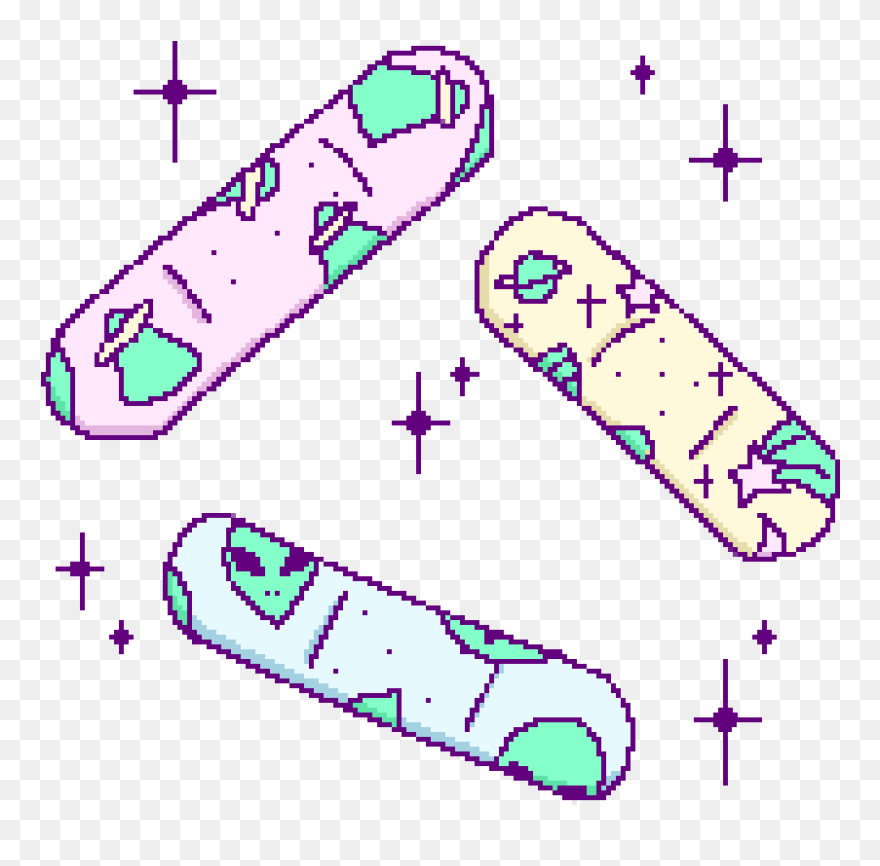 Transparent Pastel Goth Png - Cute Band Aid Transparent Clipart