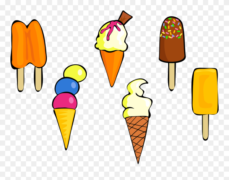 Ice Cream Cone,food,artwork - Variety Clipart - Png Download