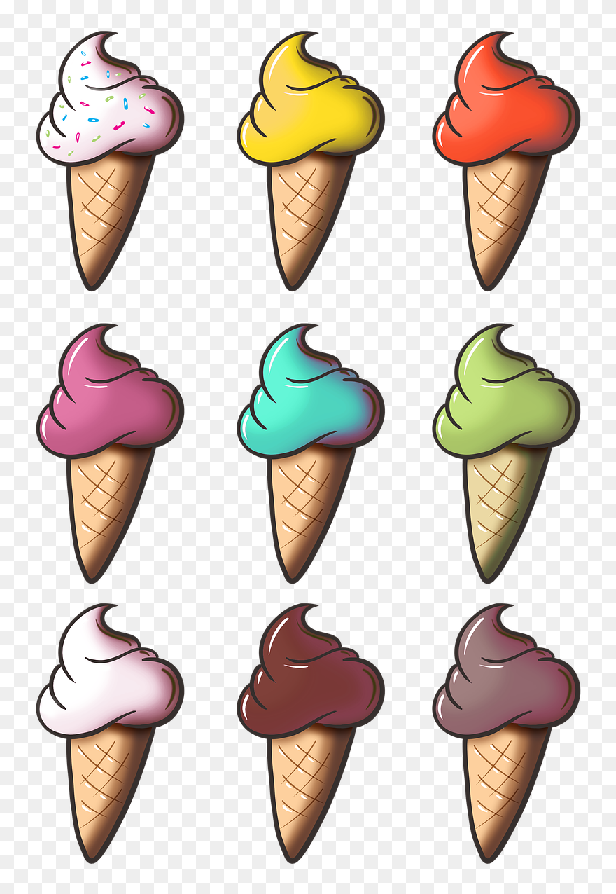 Gambar Es Krim Cone Clipart