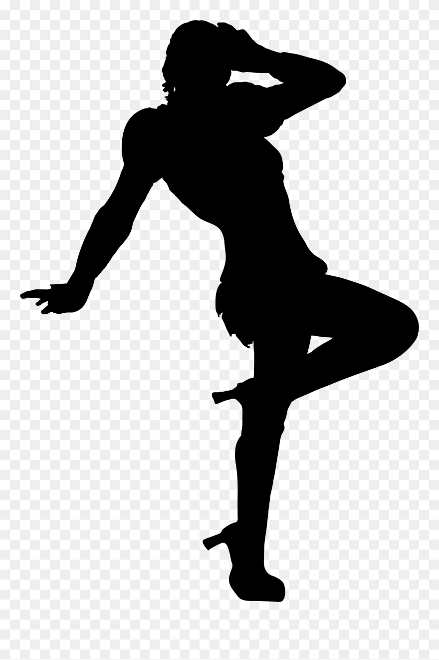 Transparent Pallet Clipart - Woman Pose Silhouette Png