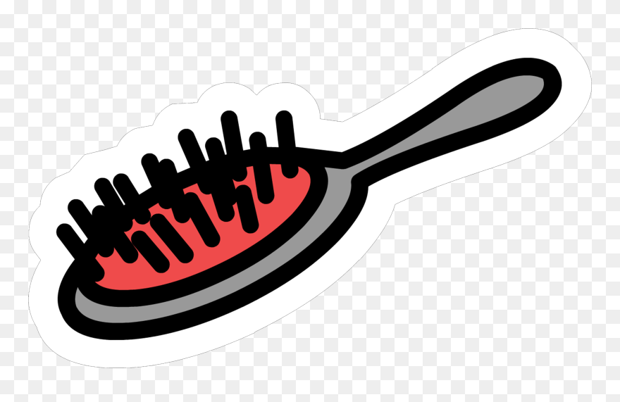 Brush Clipart Cepillo - Hairbrush Clipart Png Transparent Png