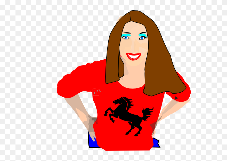 Mom Black Hair Cartoon Clipart (5363034) PinClipart