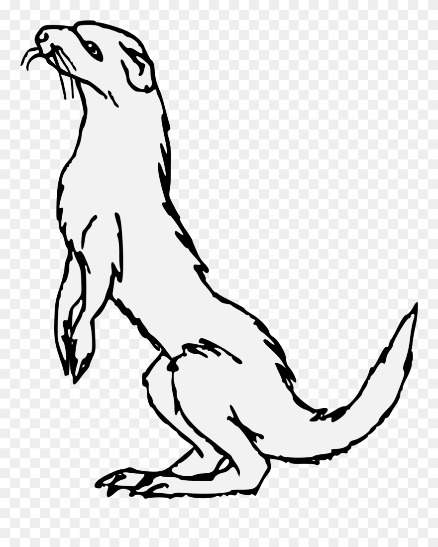 Otter Heraldry Png Clipart