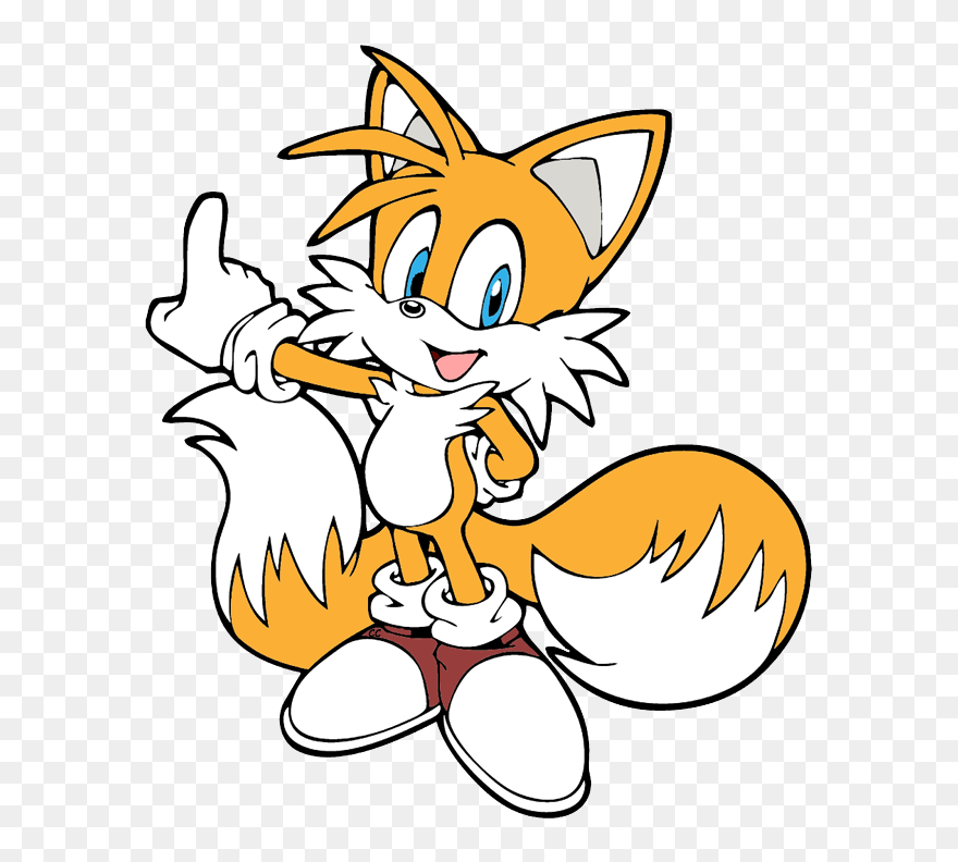 Sonic The Hedgehog Clip Art Image - Sonic Rush Adventure Tails - Png Download