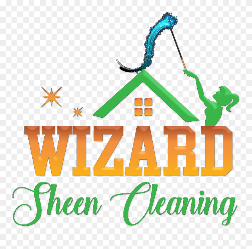 Wizard Sheen Cleaning - Graphic Design Clipart